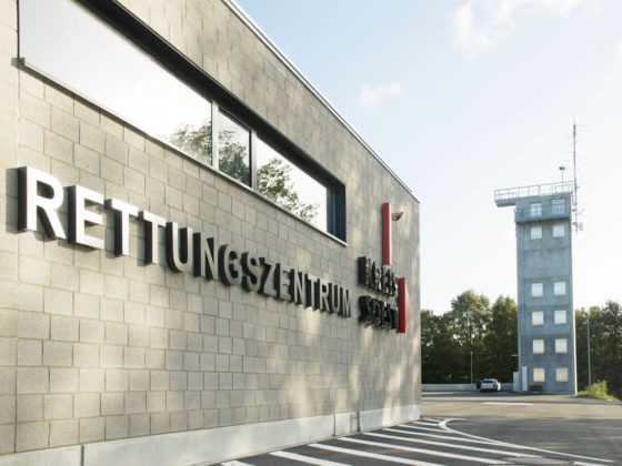 Rettungszentrum Soest Schild