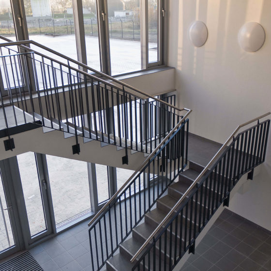 THW Werne Treppenhaus Innen