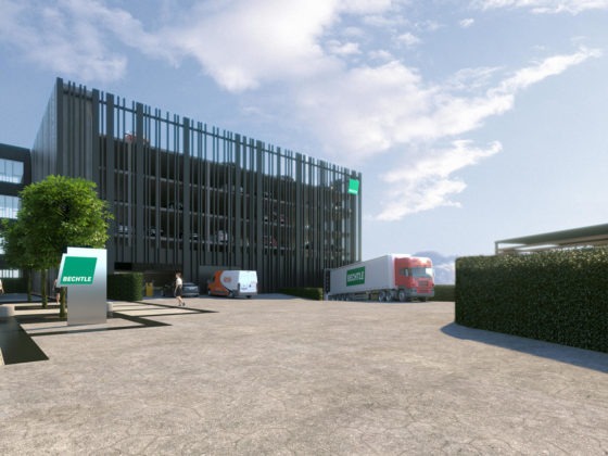 Bechtle Campus Visualisierung Parkhaus